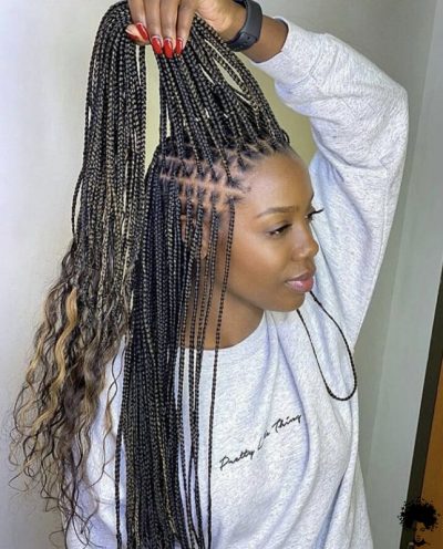 Photos Most Beautiful Knotless Braid Styles Trending Now