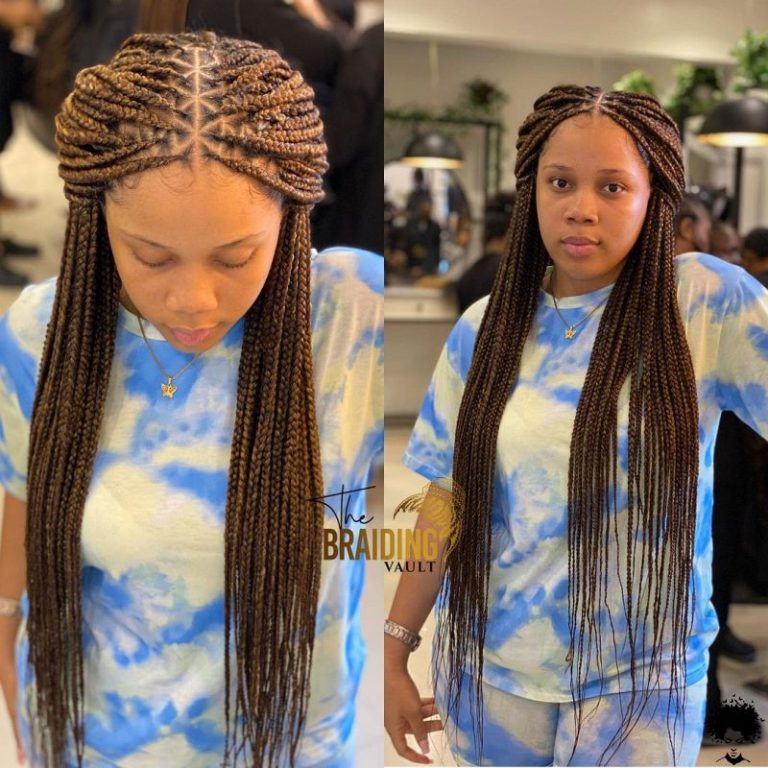 Photos Most Beautiful Knotless Braid Styles Trending Now