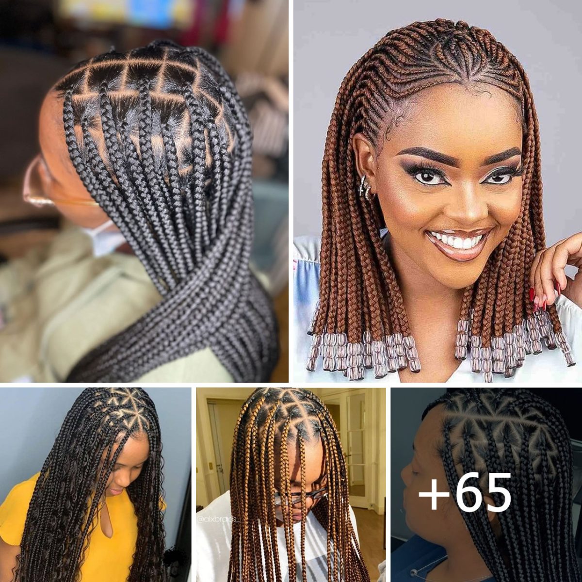 65 Best Knotless Braid Styles For Natural Hair In 2023