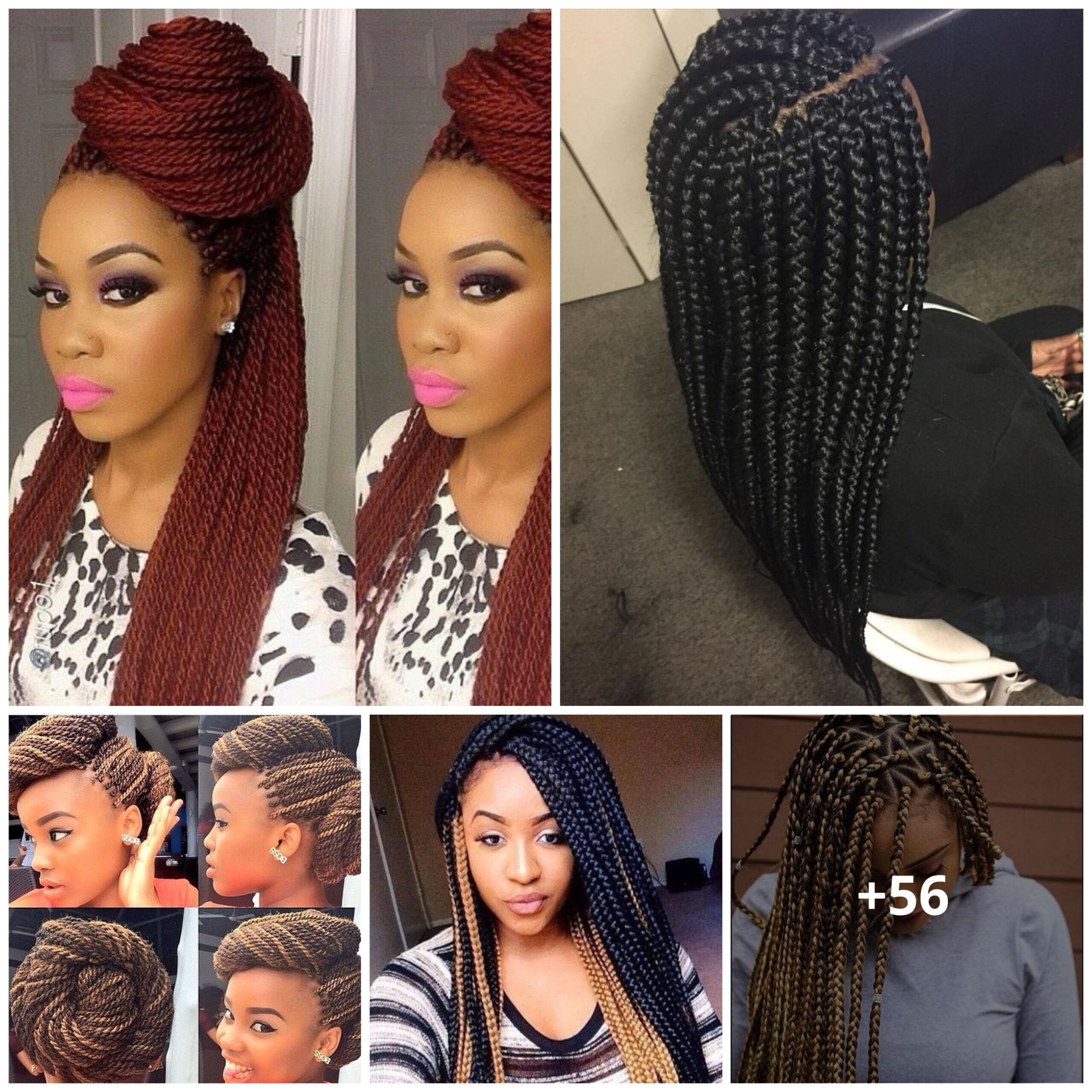 Maintaining box braids and Senegalese twists