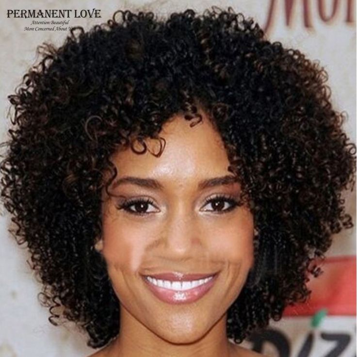 African american short curly wigs synthetic wigs for black women kinky curly hair wigs natural black color cheap Peruca Preta