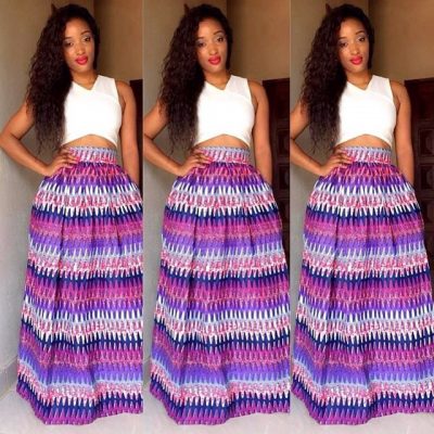 Fashioning your Ankara skirts for all year round