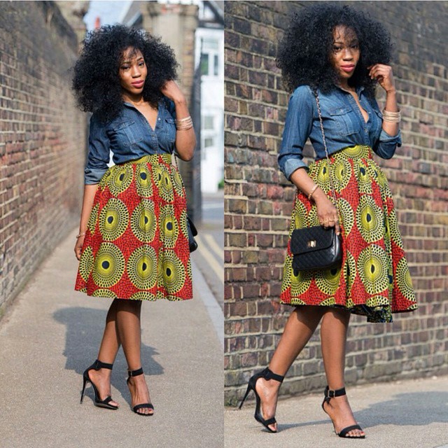 Fashioning your Ankara skirts for all year round