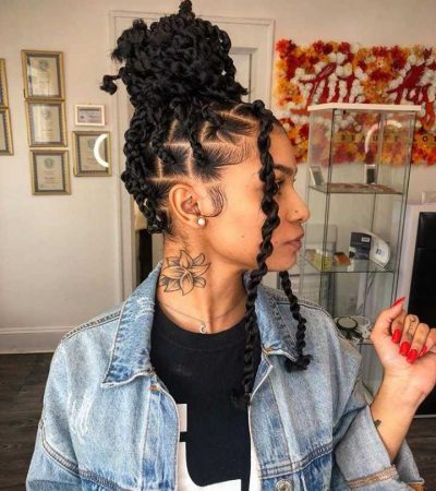 Amazing braided hairstyles for beautiful black women