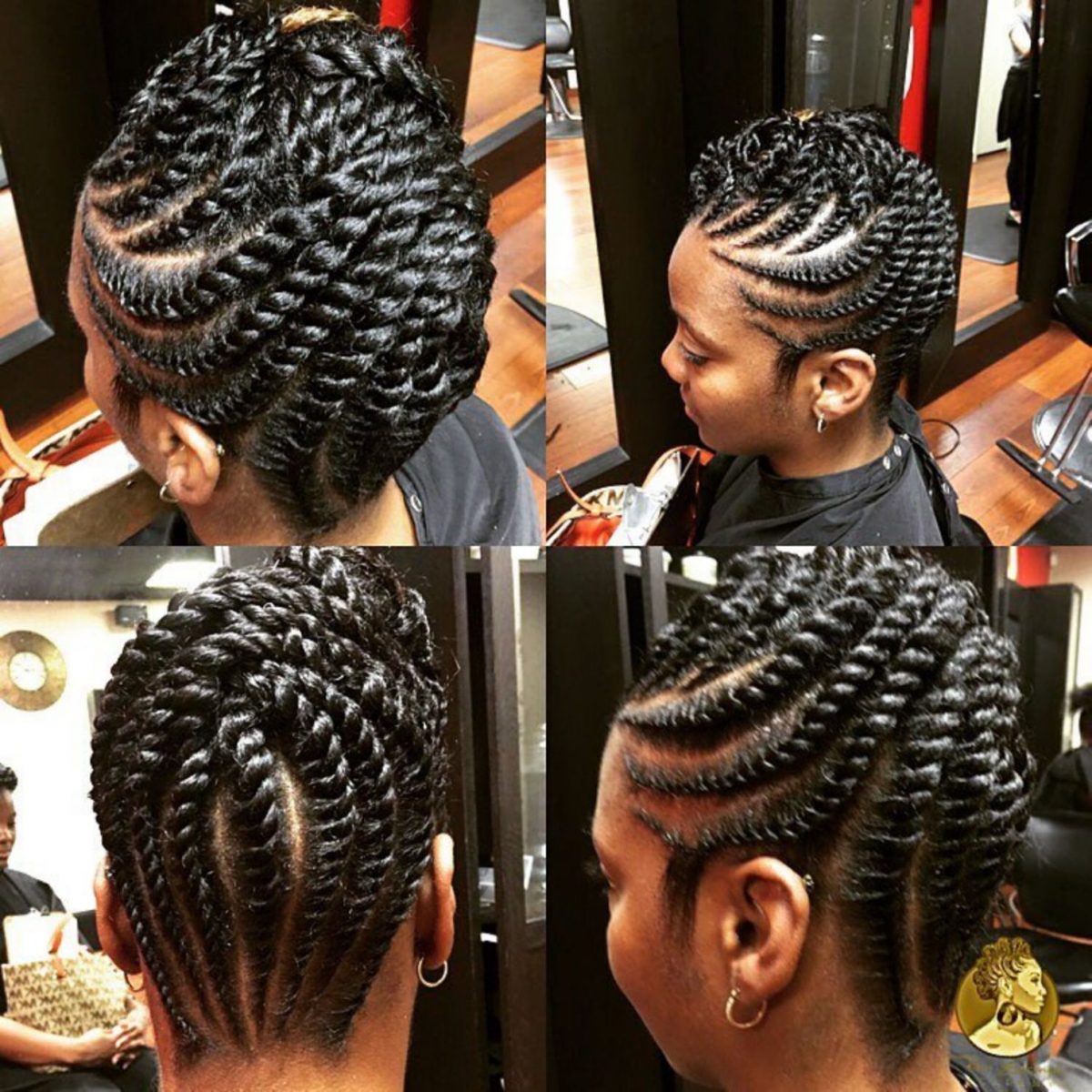 260 Simple and Elegant Ghana Braids Hair Style