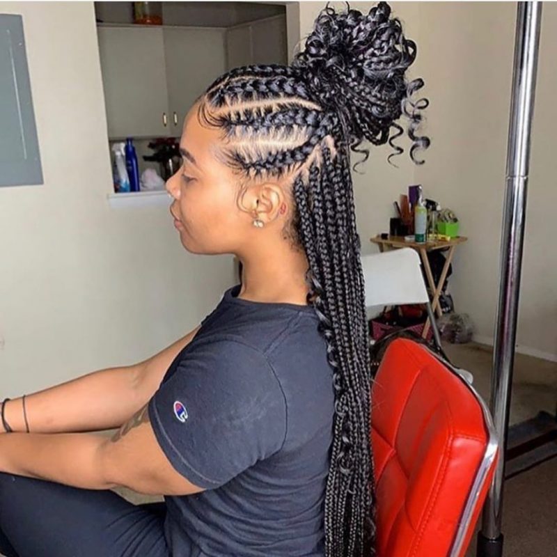 Have You Tried The Half Knob With Hair Braiding Before?