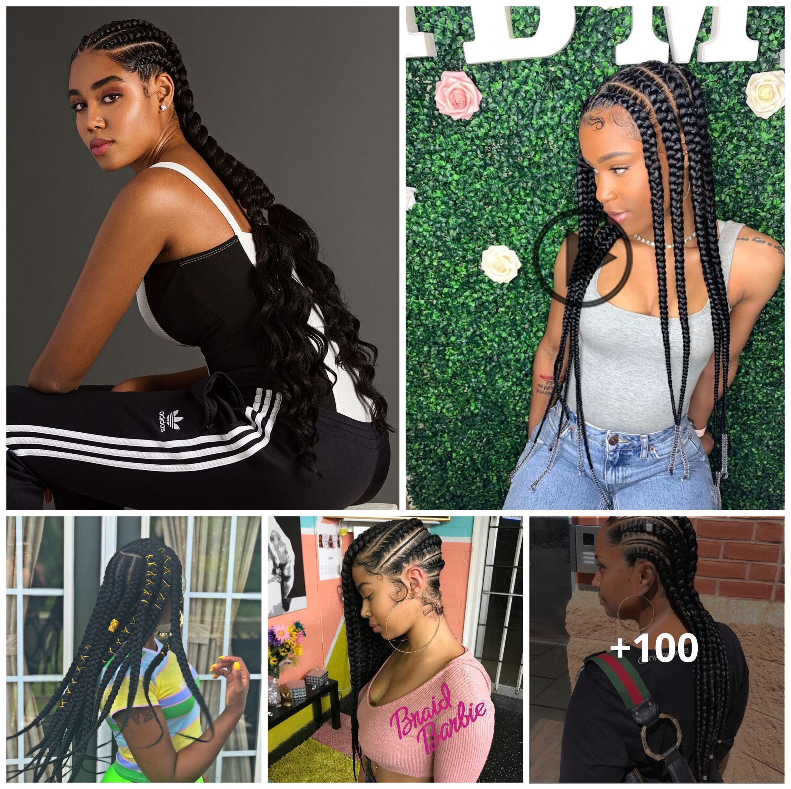 If You Like Sports Dressing, 100 Ghana Hair Braids Are Right For You