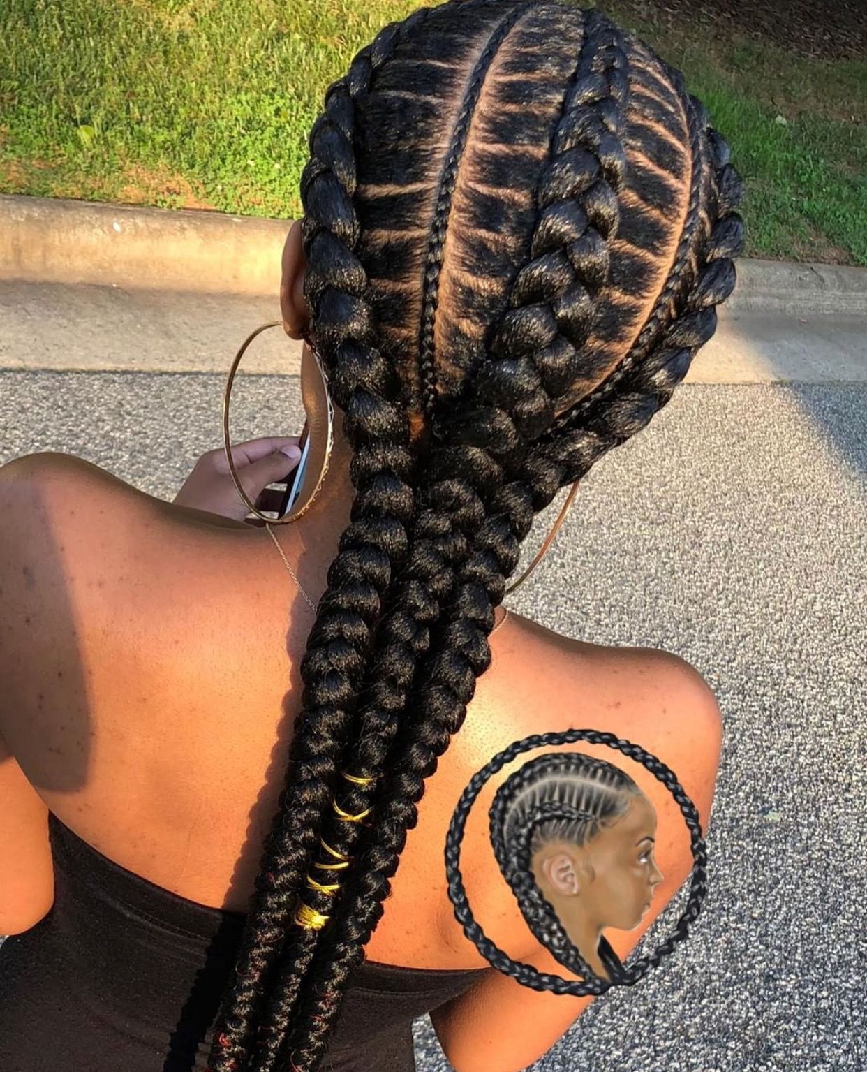 98 Unique African hairstyles braids 2021 for Rounded Face