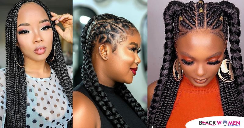 Black Braided Hairstyles 2021: African Beautiful Attractive Styles ...