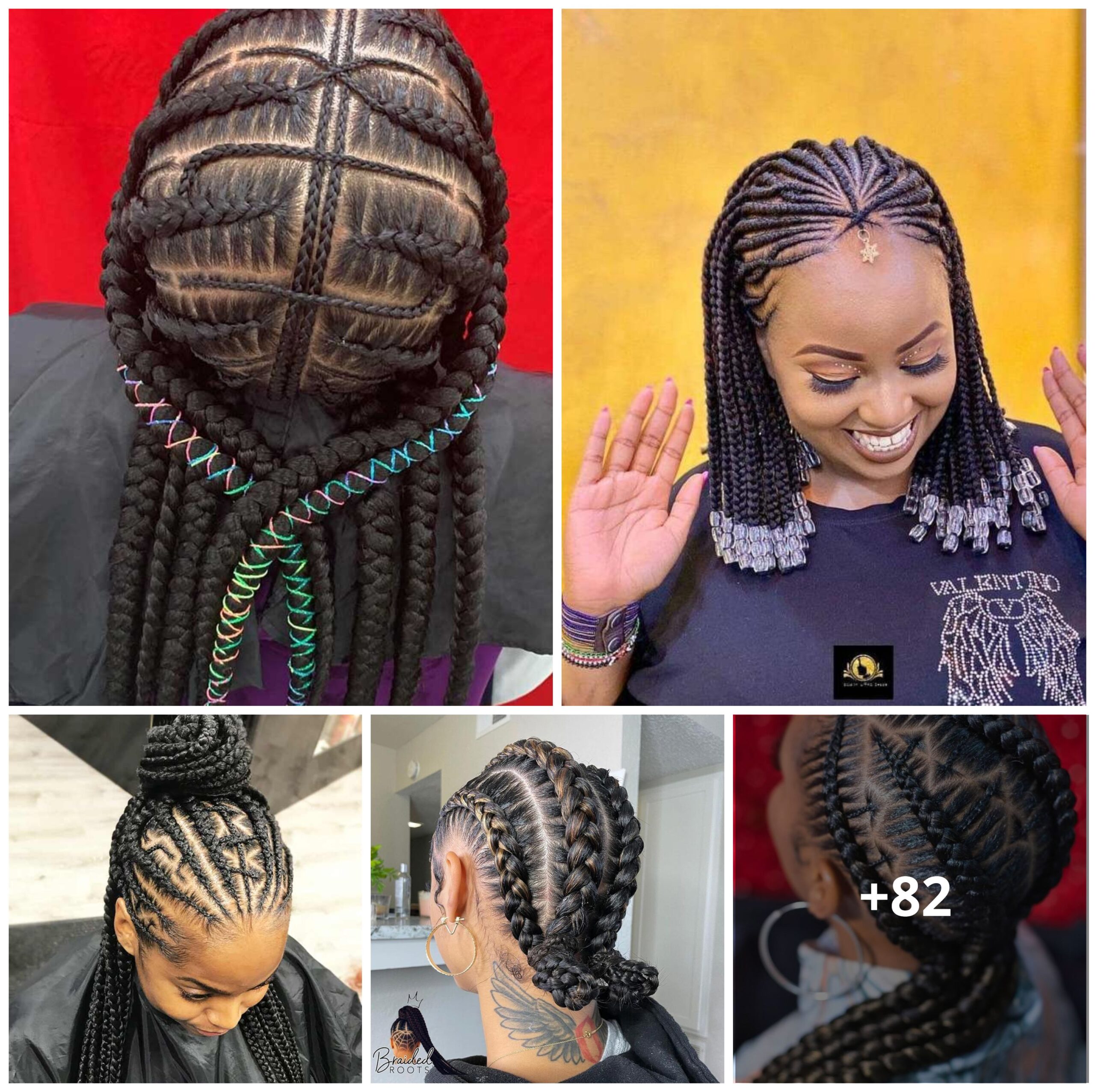 82 Photos: Beautiful Cornrow All-Back Styles For 2024