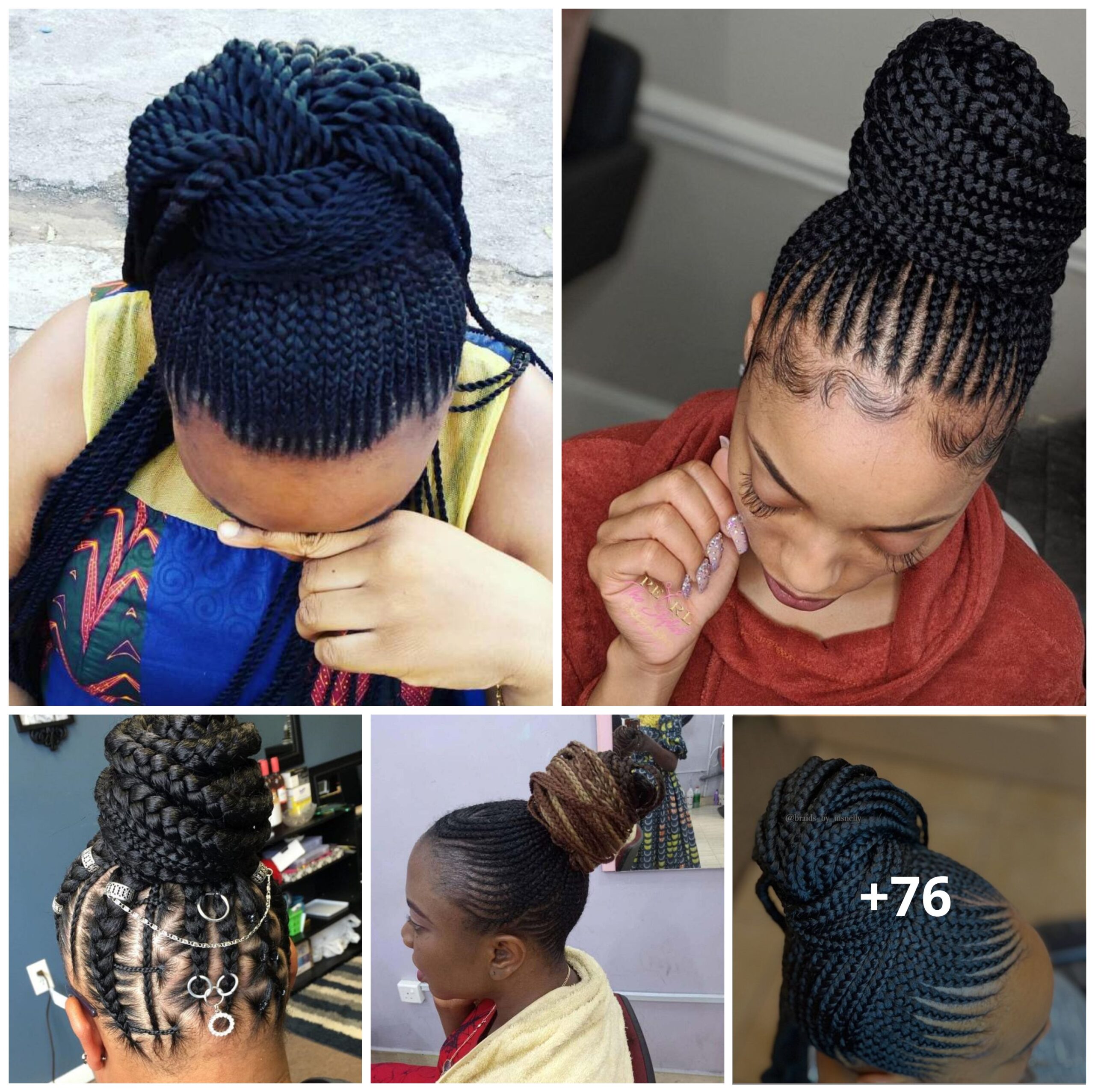 76 PHOTOS: Latest Shuku Braided Hairstyles You Should Try Out Before the Year Ends