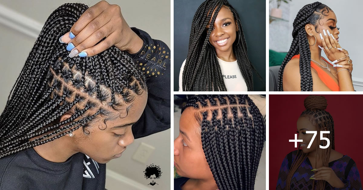 75+ Adorable Box Braided Hairstyles That Will Make You Look The Boss