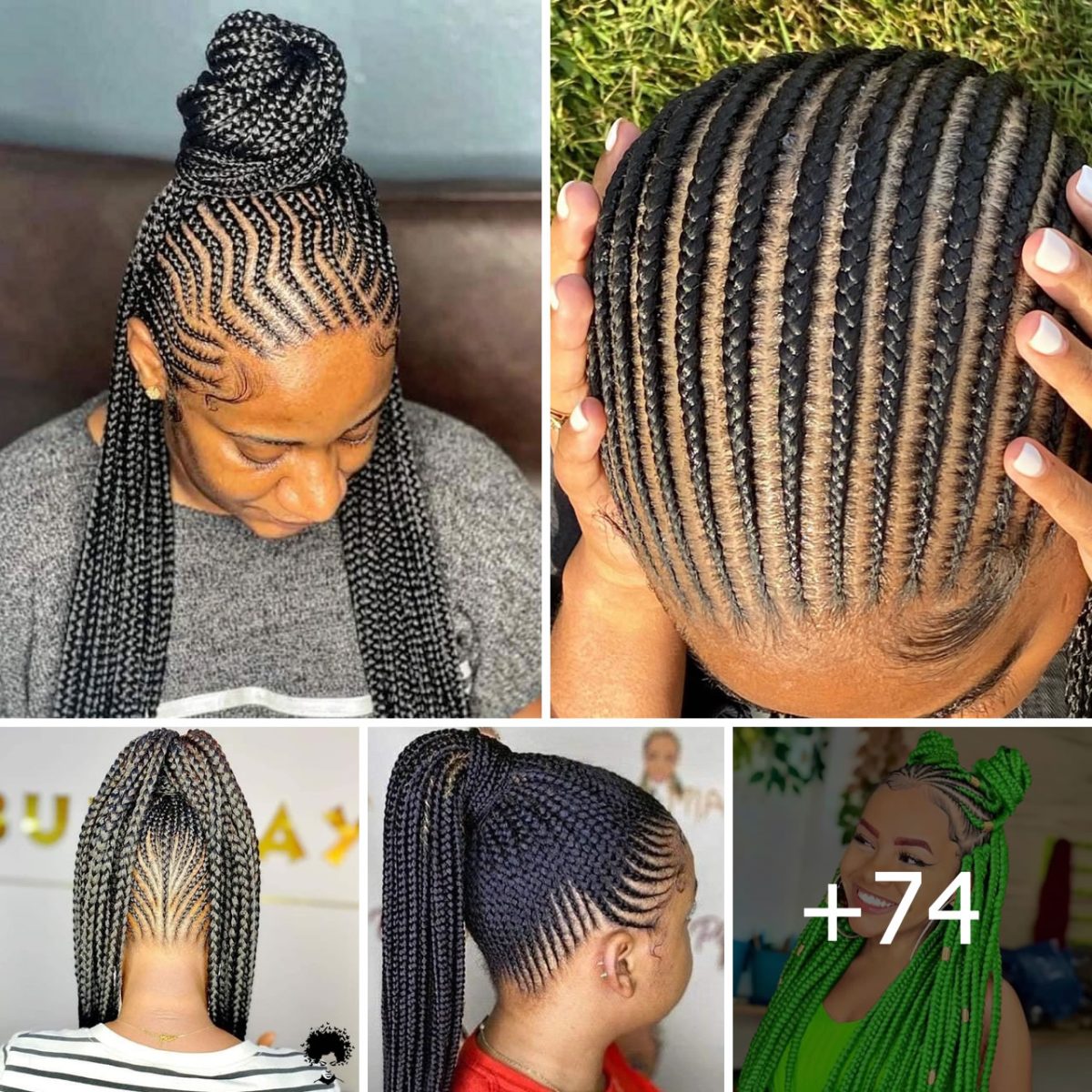 74 Stunning Braids and African Hairstyles Ladies Can't Afford to Miss!