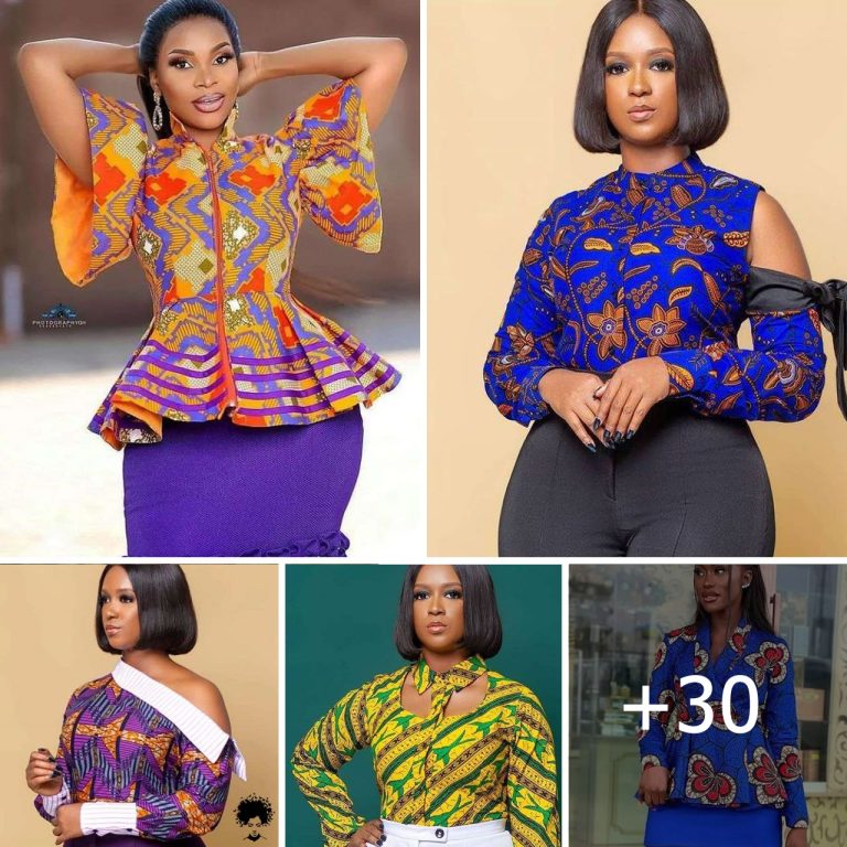 30 Latest Ankara Tops for Ladies 2022-2023