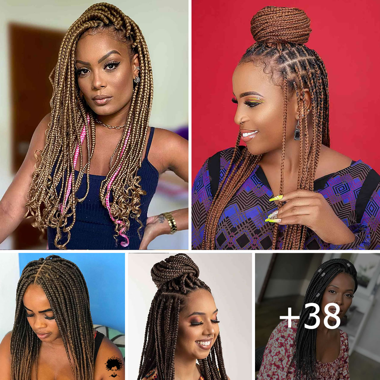 60 Box Braids Hairstyles for Black Women to Try in 2022  Box braids  hairstyles for black women, Short box braids hairstyles, Box braids styling