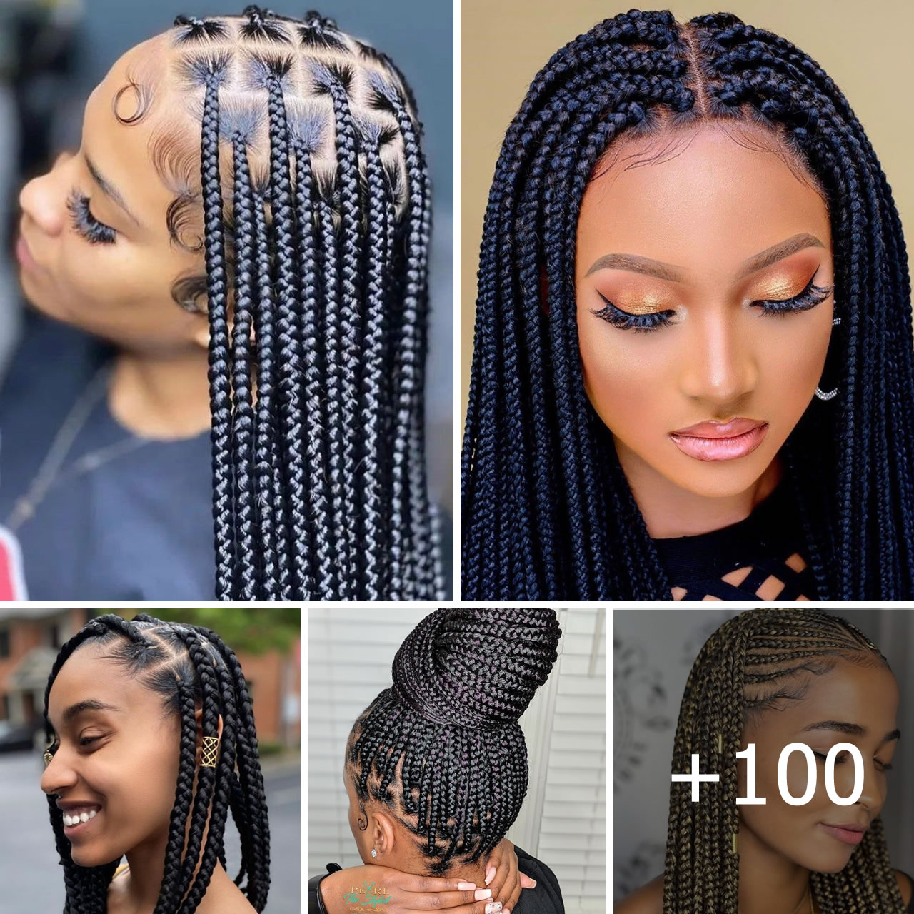 40 Medium Box Braids Style Ideas Trending Now | ThriveNaija | Box braids  hairstyles for black women, Box braids styling, Box braids hairstyles