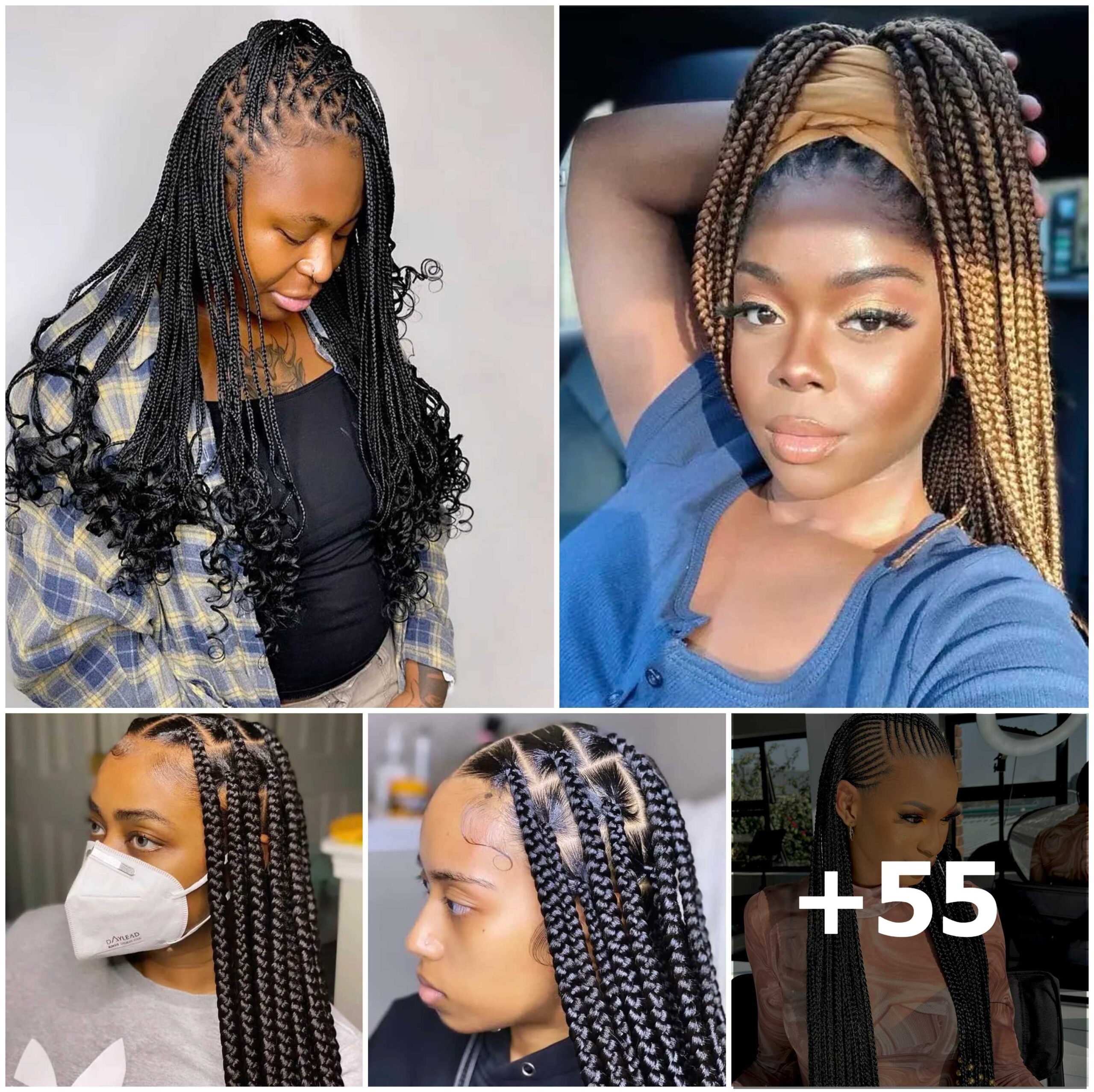 55+ Quick and Chic Black Braided Hairstyles for a Fabulous Look