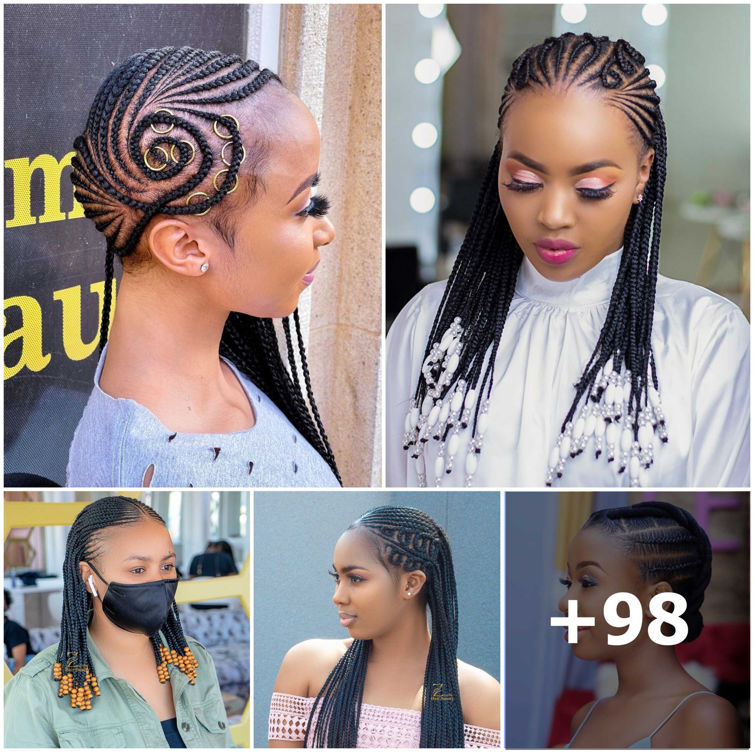 98 Fresh Ghana Braided Hairstyles for Women to Check Out