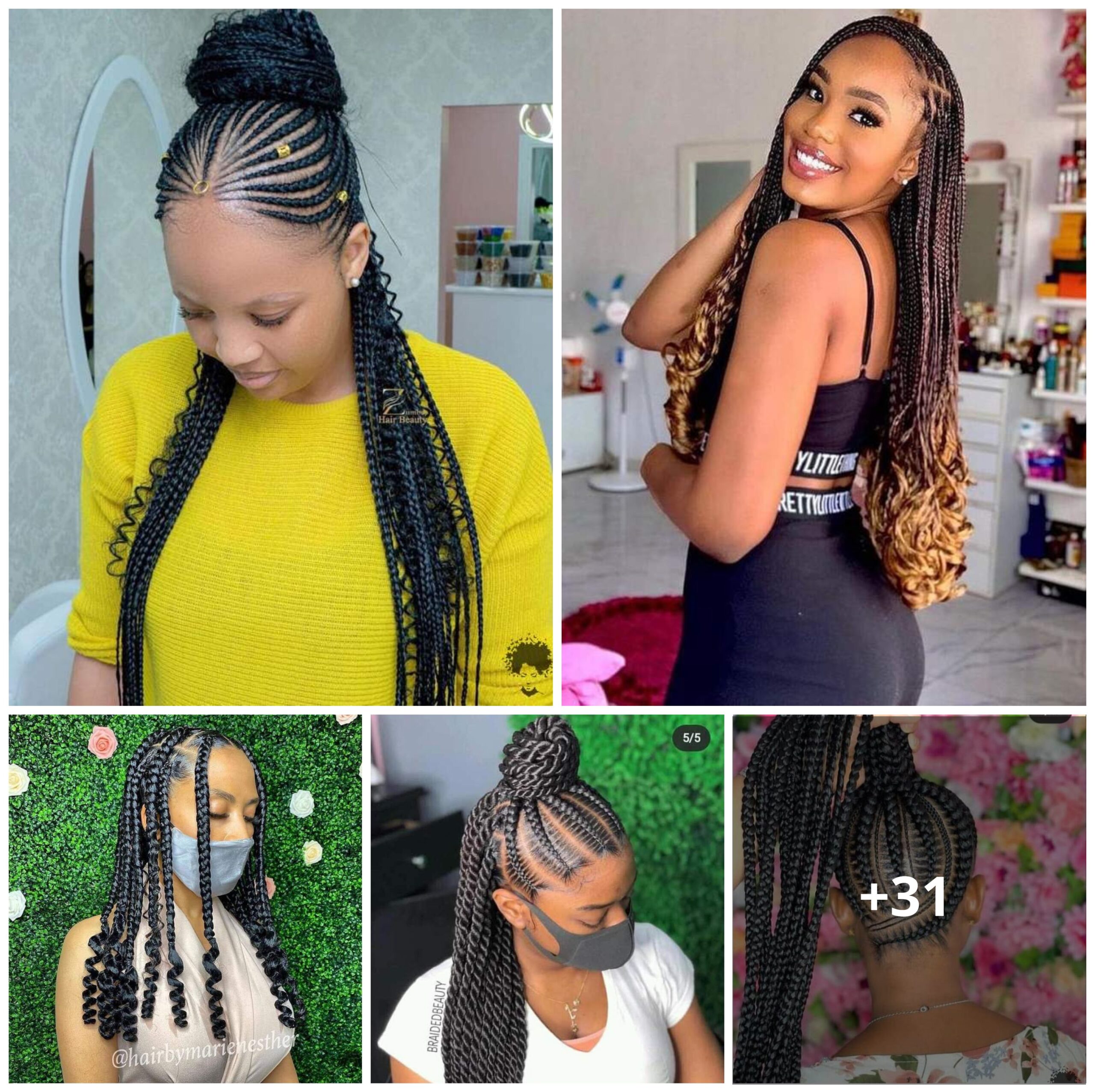31 Beautiful African Hair Braiding Styles You’ll Love