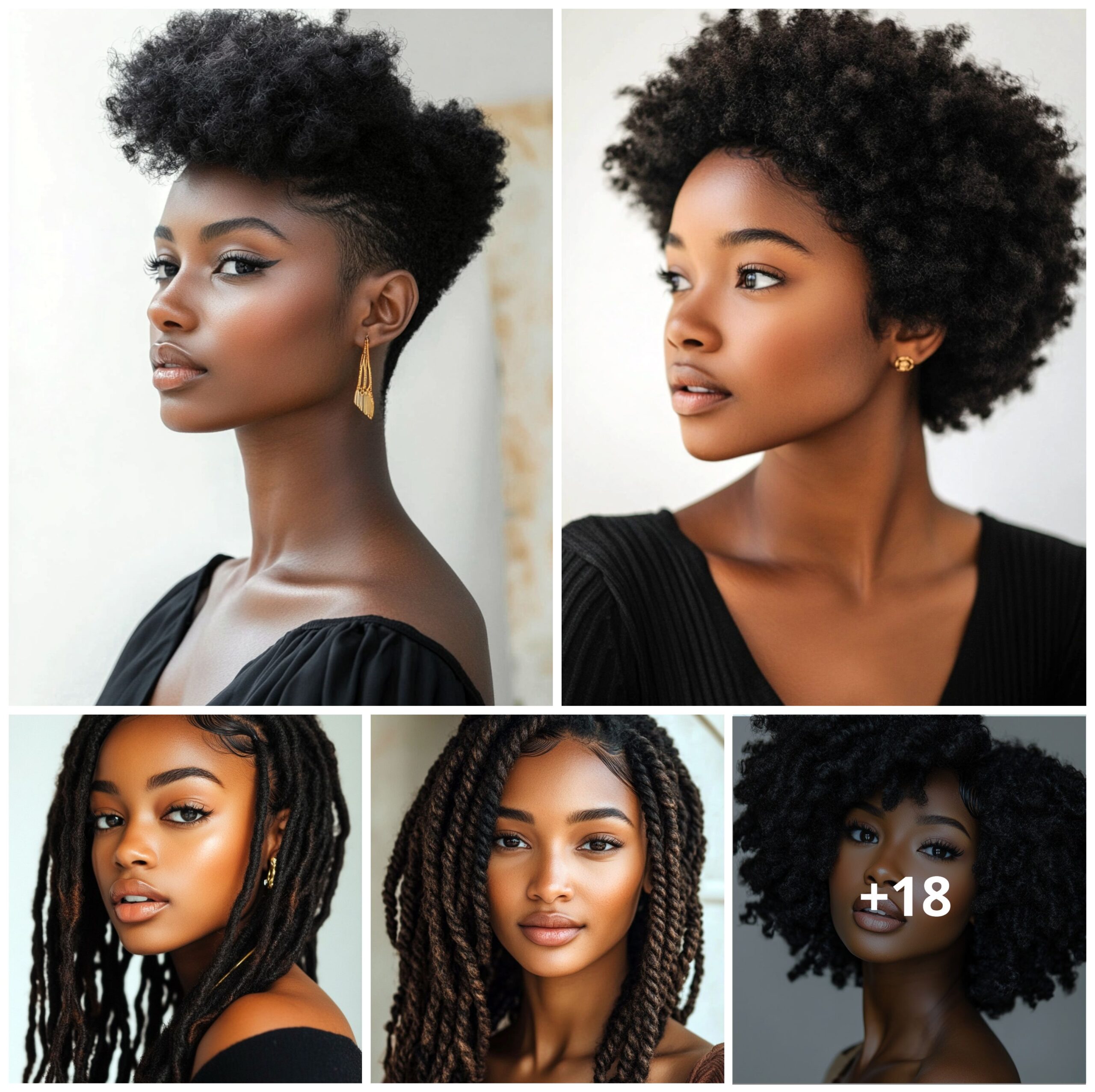 18 Trendy and Timeless Natural Hairstyles for Women