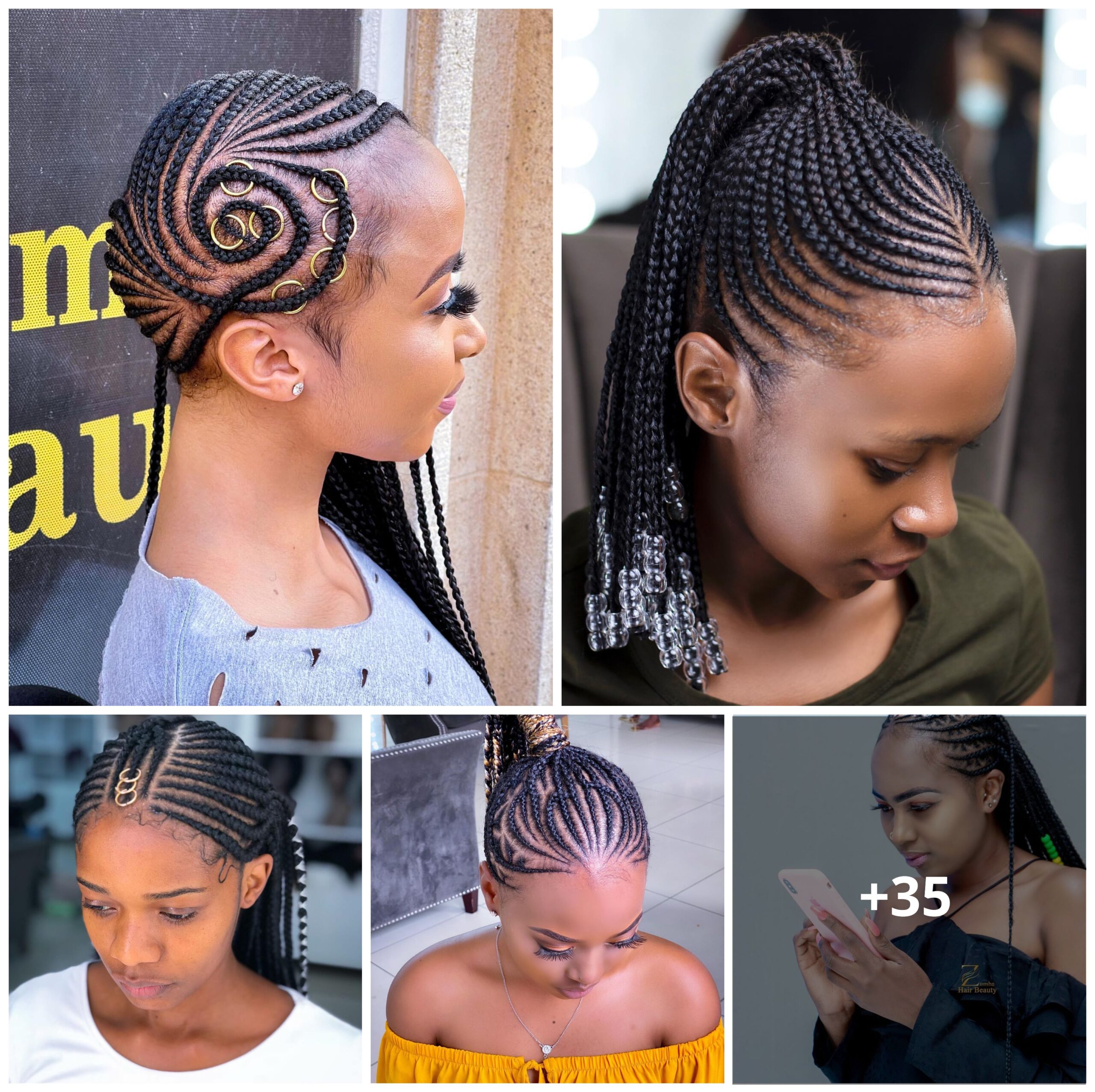 35+ Ghana Braid Ideas to Copy for 2025 ‎