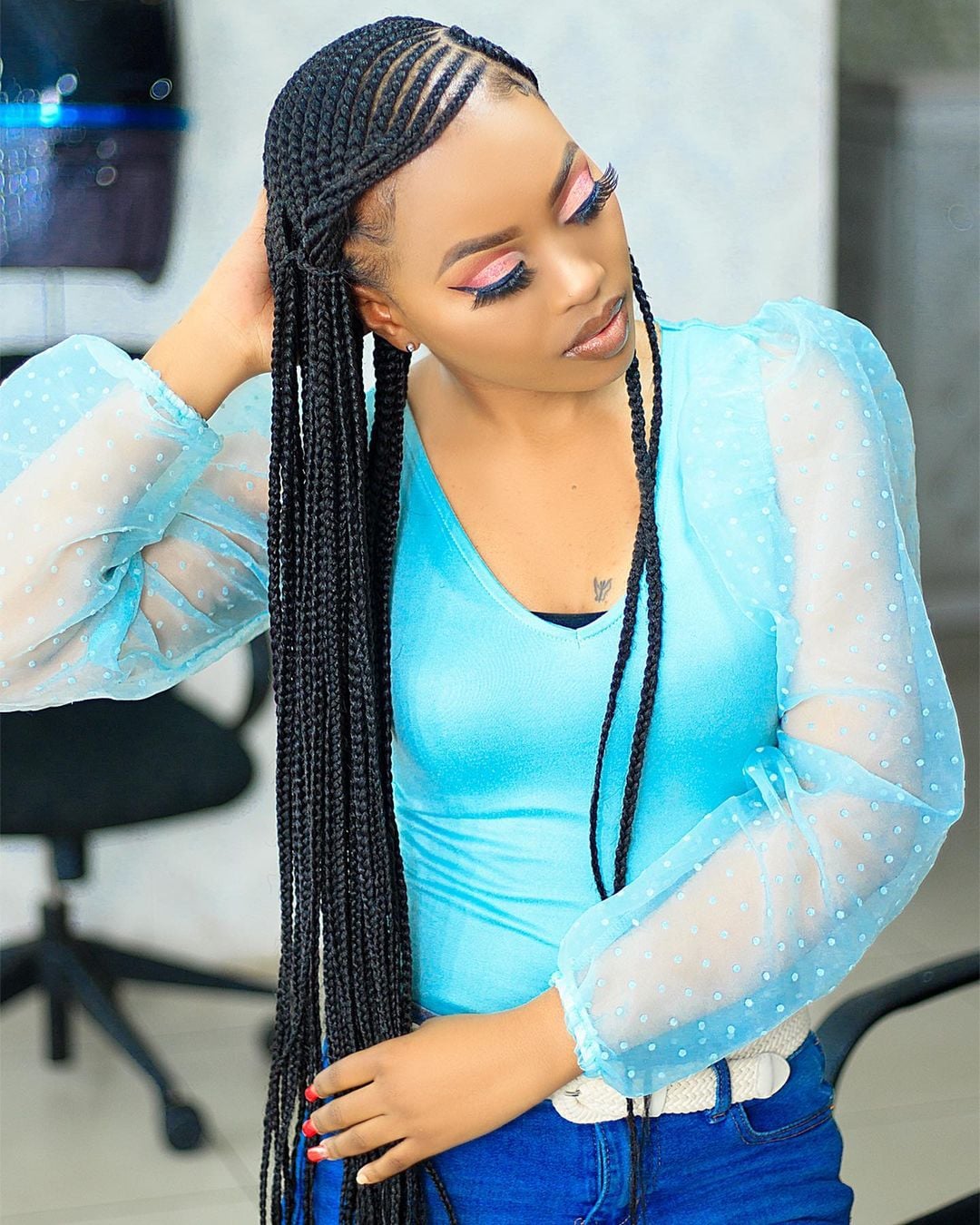 50 Exquisite Box Braids Hairstyles That Look Really Hot