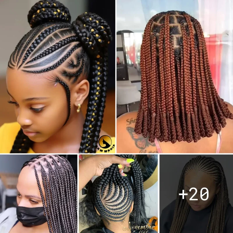 Elegant designer braids for special occasions