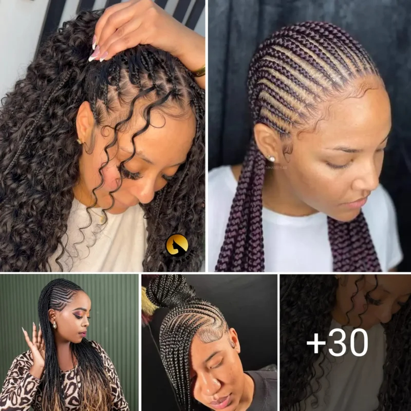 30 PHOTOS: Cornrow braid designs + Box braids hairstyles