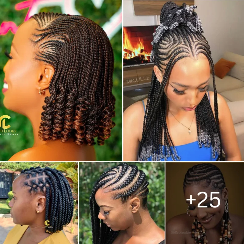 25 PHOTOS: Cornrow braid designs – Knotless braids styles