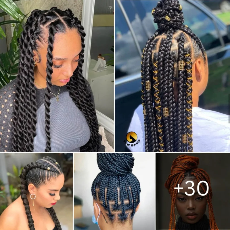 30 PHOTOS: Cornrow braid designs – Box braids hairstyles