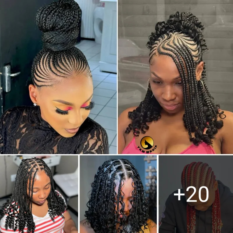 20+ PHOTOS: Braids for black women + Cornrow braid designs