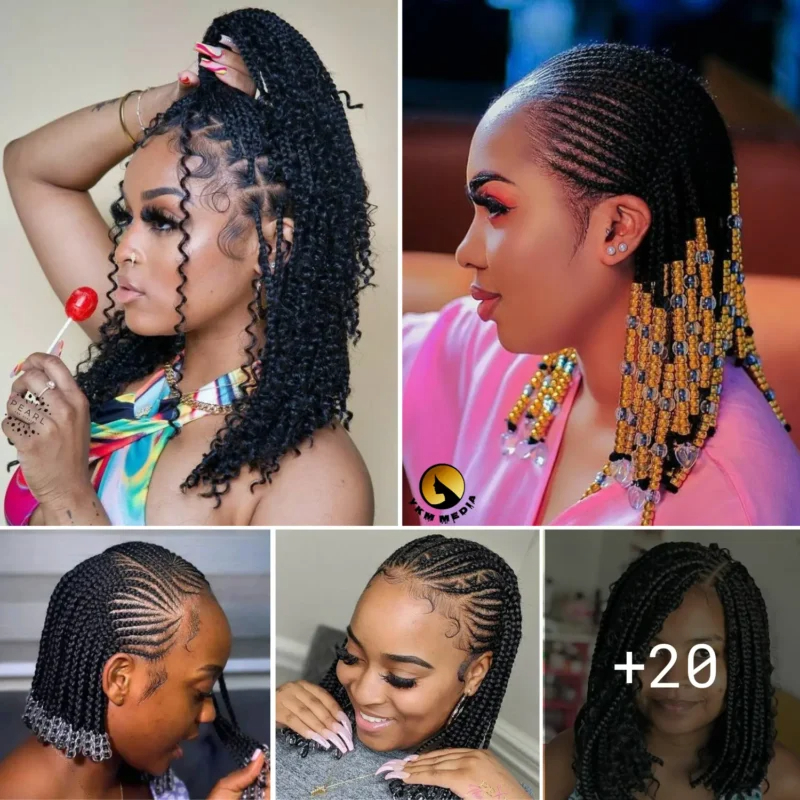 Luxury braided hairstyles – Professional cornrow hairstyles for events