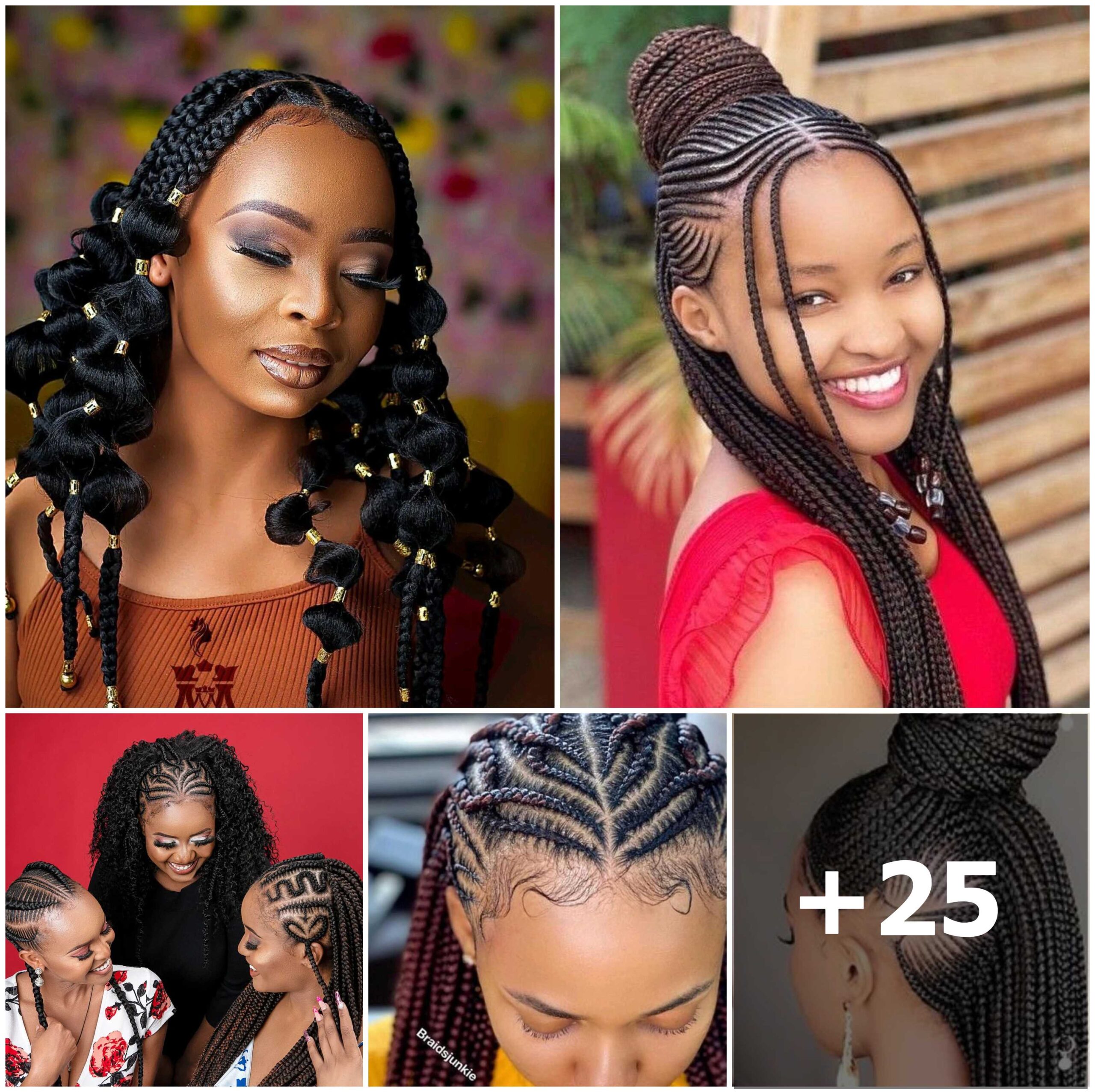 25 PHOTOS: Neat Cornrow Braids For Ladies